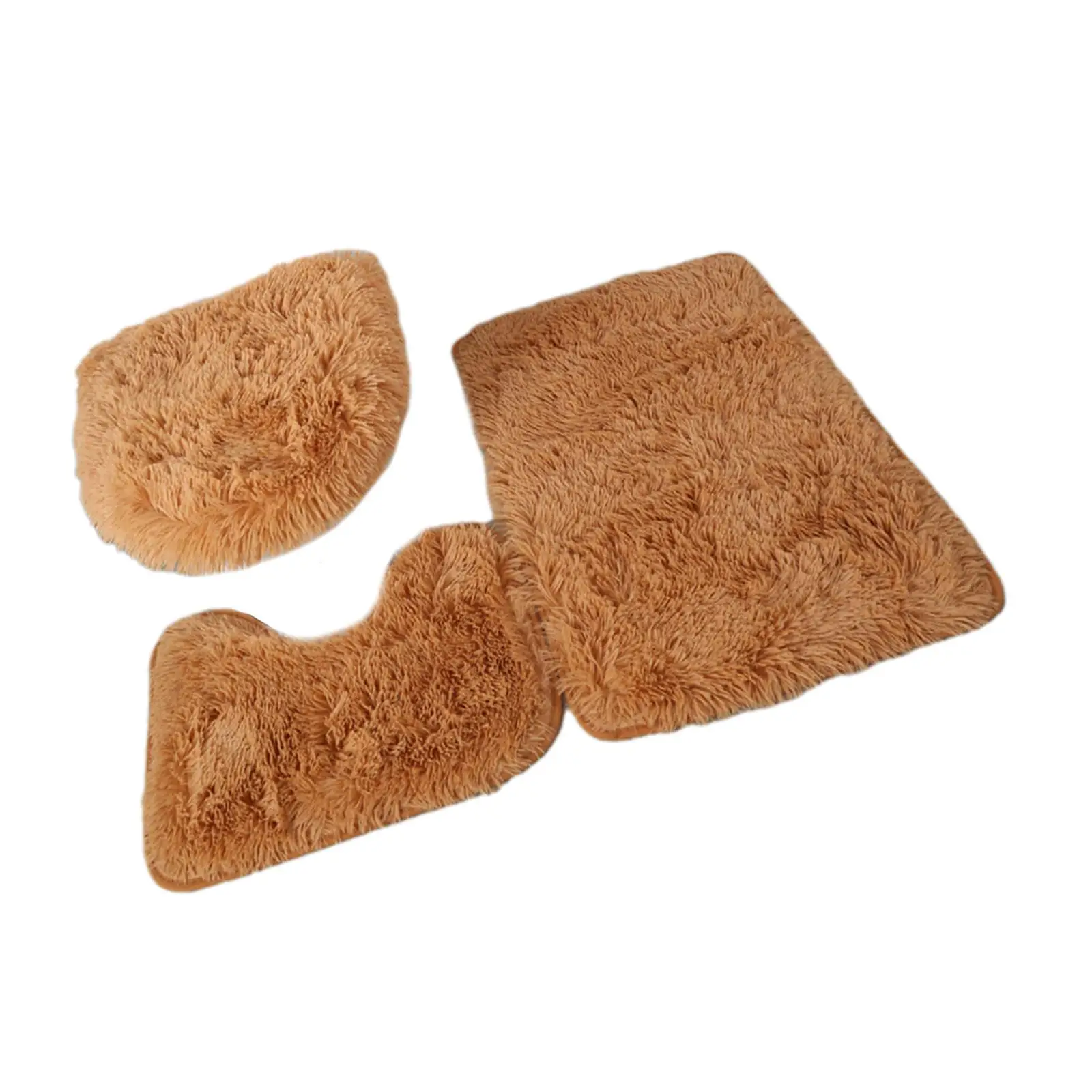 Grand tapis salle de bain - douceur brune